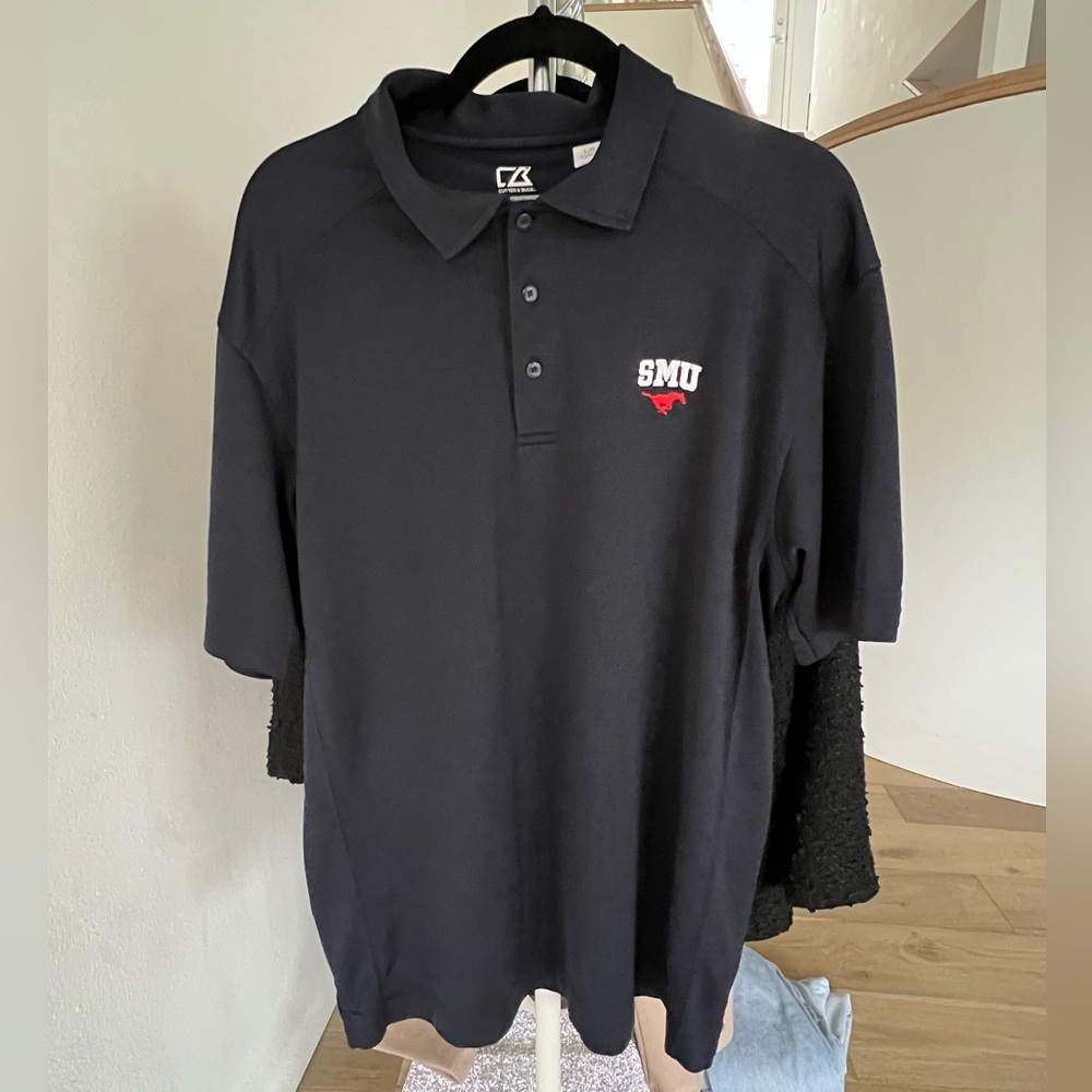 Navy SMU Cutter & Buck Polo Large